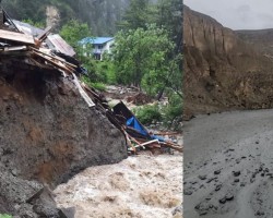 मनाङको बाढीपहिरोबाट क्षतिग्रस्त क्षेत्रमा पुग्न सकेनन् सुरक्षाकर्मी, एक स्थानबाट अर्कोमा जानै नसकिने गरी कटान गरेपछि सम्बन्ध विच्छेद 